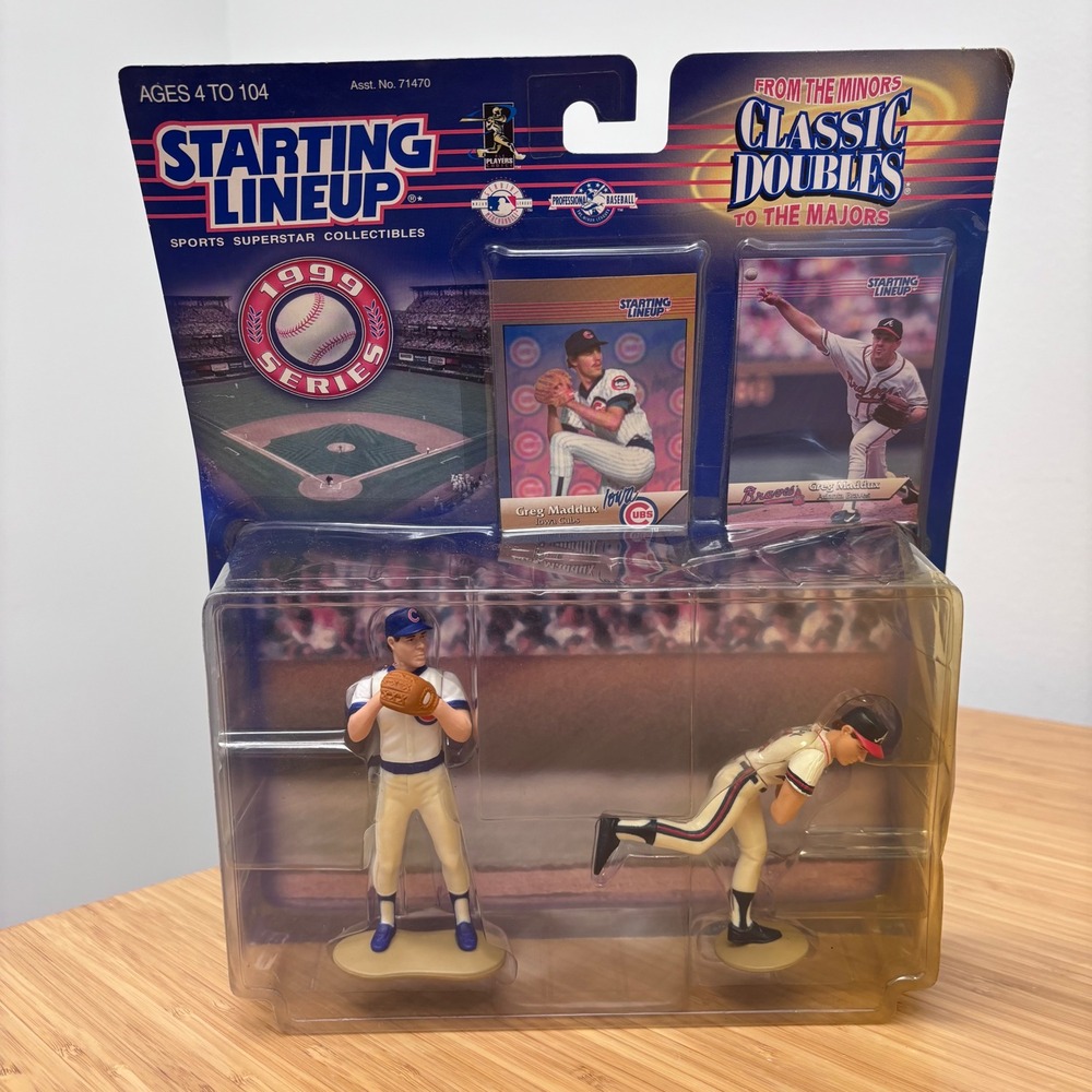 Starting Lineup Greg Maddux Action‎ Figure 1999 Classic Doubles Braves Cubs NIB